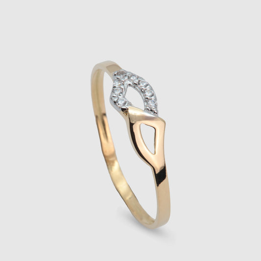 Anillo Comunión infinito Oro 18K