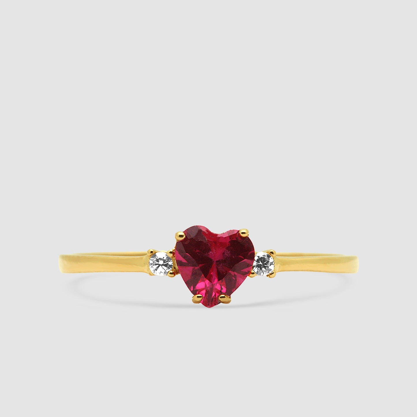 Anillo Red Heart Oro 18K