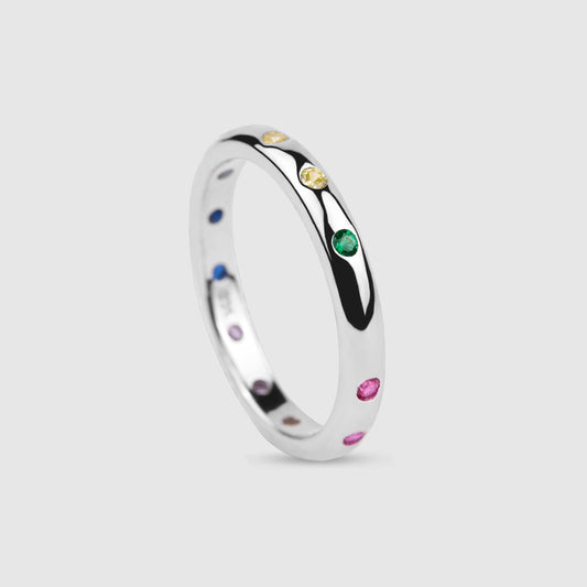 Anillo Plata 925 multicolor