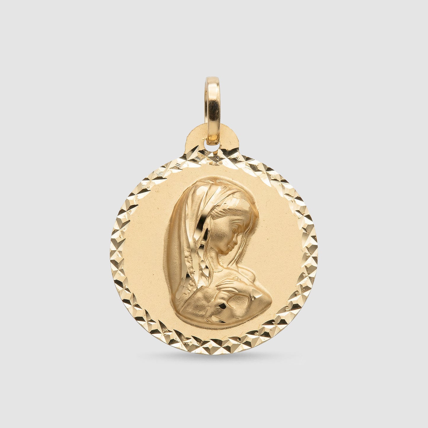 Medalla virgen niña