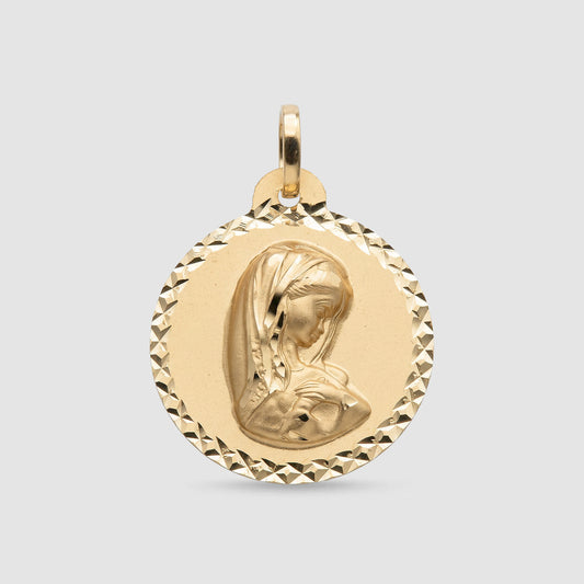 Medalla virgen niña