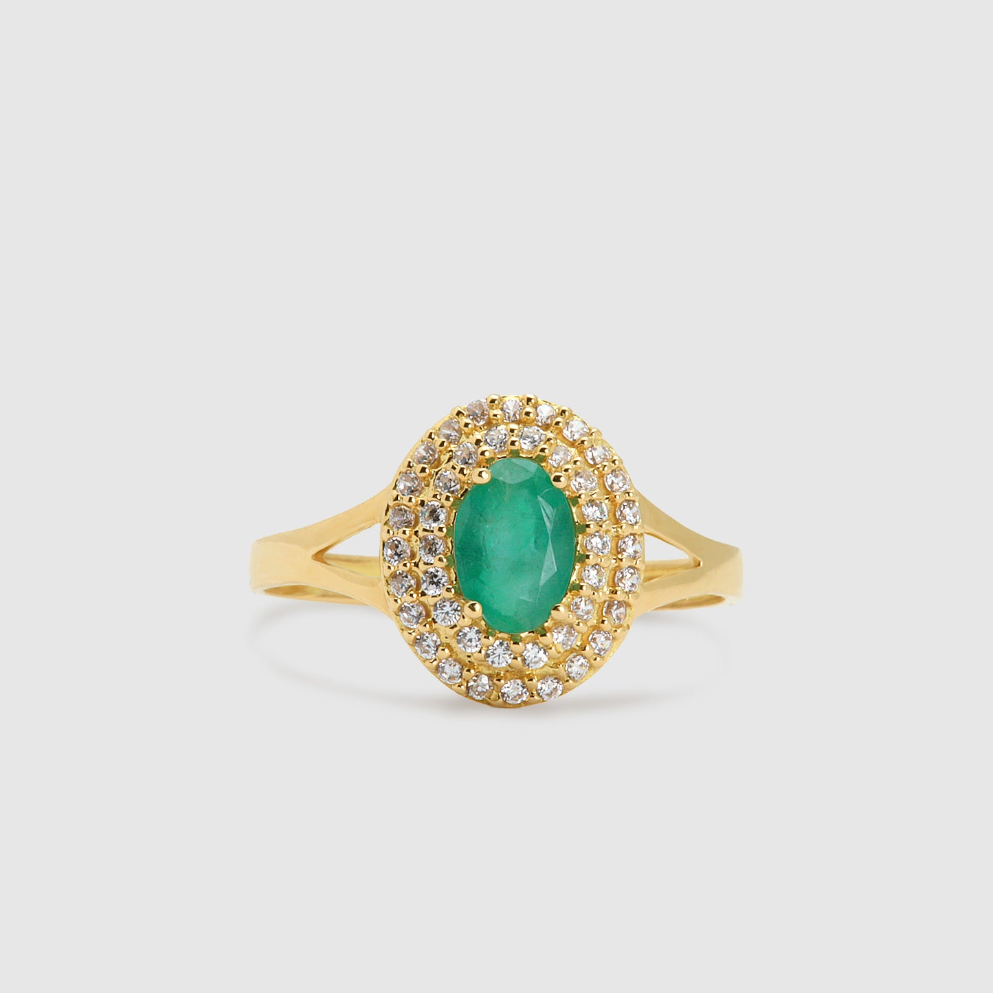 Anillo Vivianne Oro 18K & Esmeralda