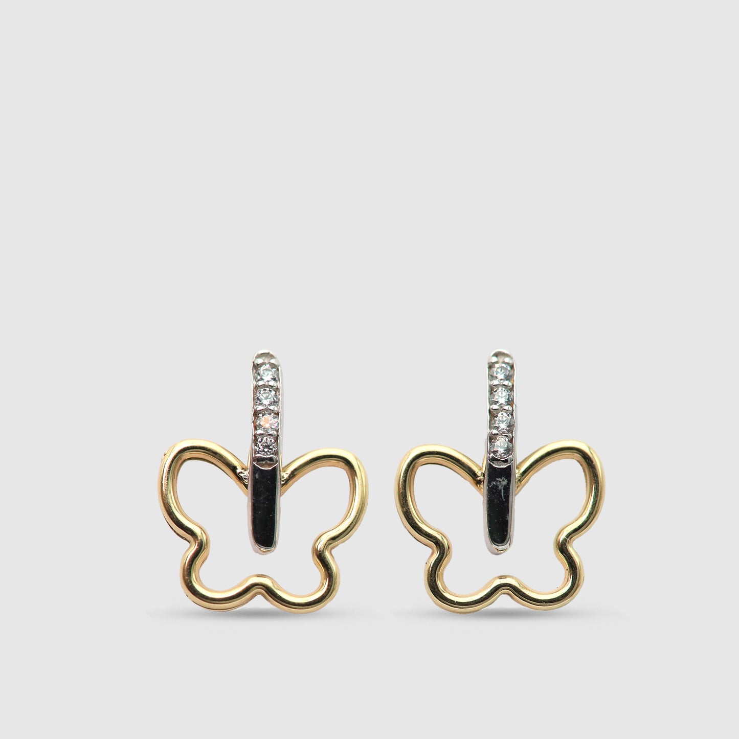 Pendientes mariposa Oro 18 K