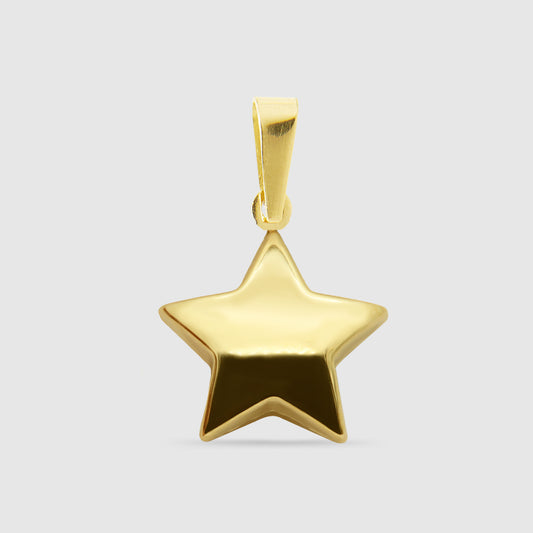 Colgante Smooth Star Oro 18K