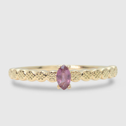 Anillo Oro 18K Rubí