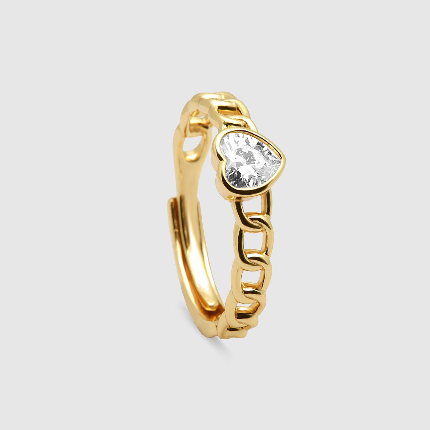 Anillo Moen Plata 925 Baño Oro