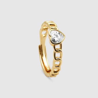 Anillo Moen Plata 925 Baño Oro