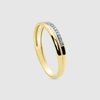 Anillo Oro 18K y Brillantes