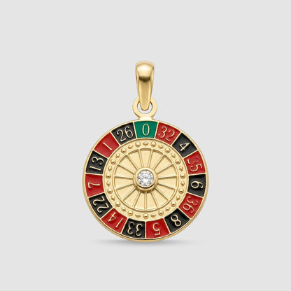 Colgante Ruleta Oro 18K