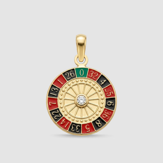 Colgante Ruleta Oro 18K