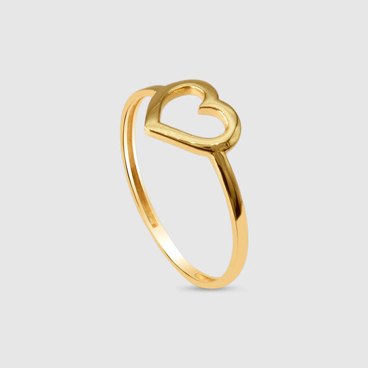 Anillo Oro 18K Corazón