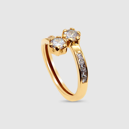 Anillo Oro 18K `Tú y Yo´