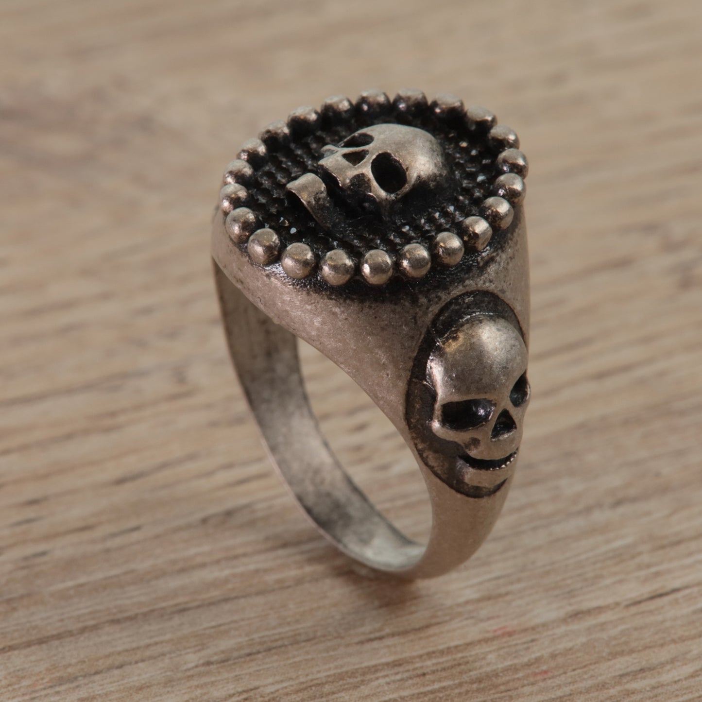 Anillo Calavera Plata 925