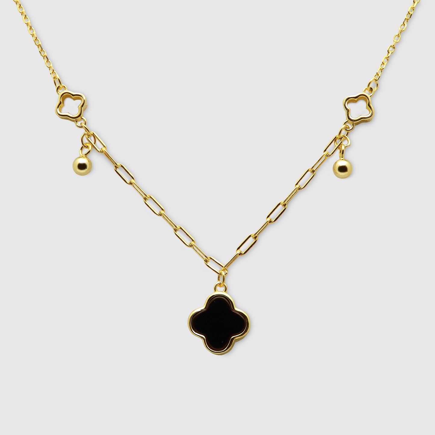 Gargantilla Velia Plata 925 Baño Oro.