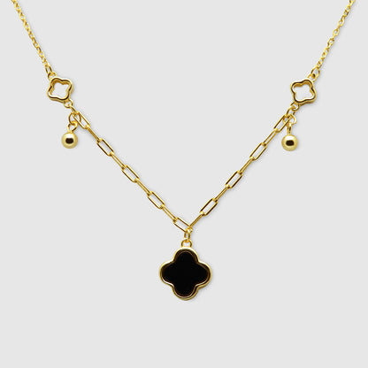 Gargantilla Velia Plata 925 Baño Oro.