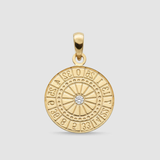 Colgante Ruleta Oro 18K