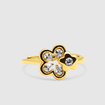 Anillo Elya Plata 925 Baño Oro