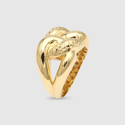 Anillo Oro 18K Eslabón