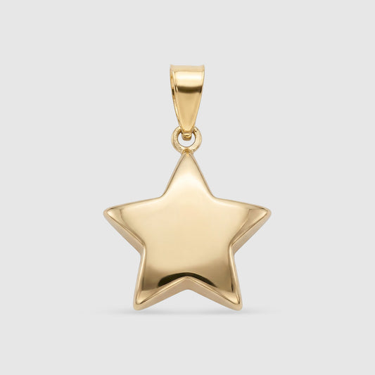 Colgante Smooth Star Oro 18K