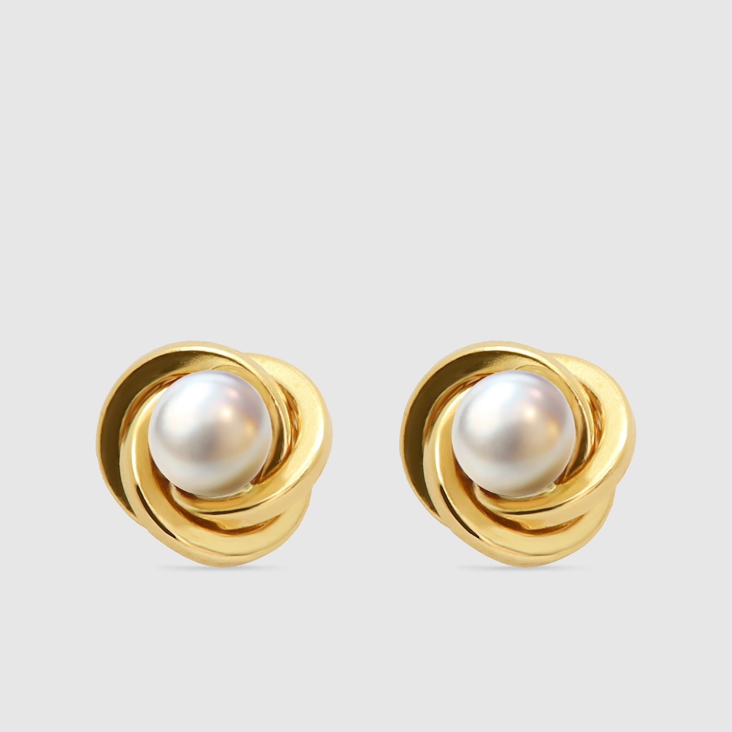 Pendientes Perla Oro 18K