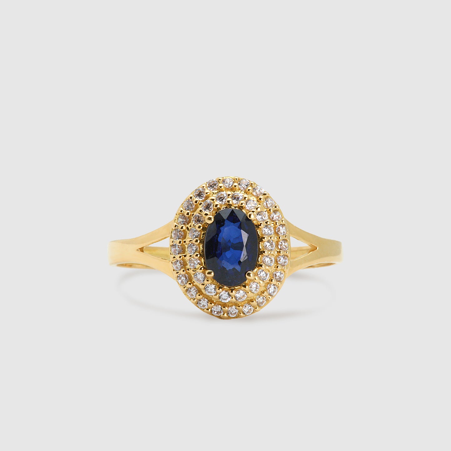 Anillo Vivianne Oro 18K & Zafiro