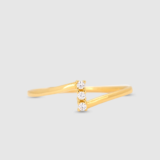 Anillo Oro 18K circonítas