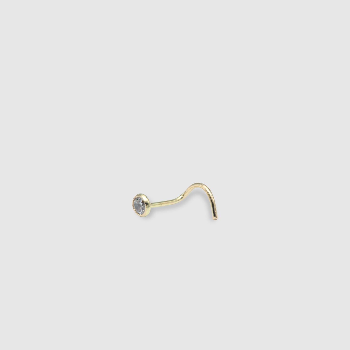 Piercing Nostril Circonita Oro 18K