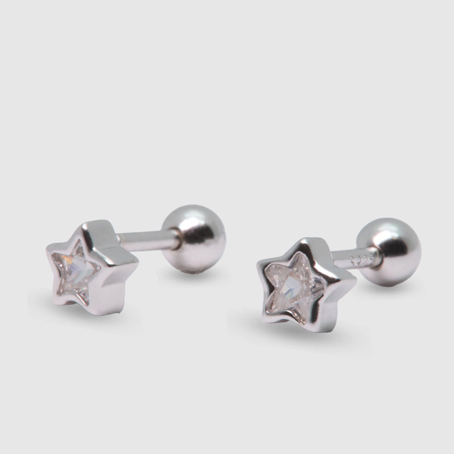 Pendientes Plata 925 Estrella