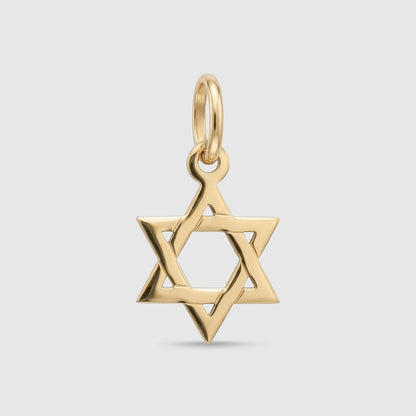 Colgante Estrella de David Oro 18K