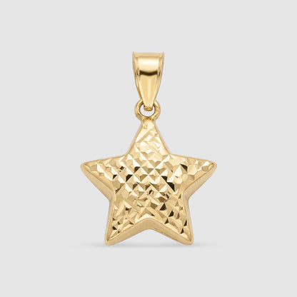 Colgante Stoned Star Oro 18K