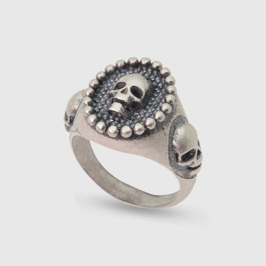 Anillo Calavera Plata 925