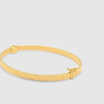 Pulsera Motivo Greca Oro 18K