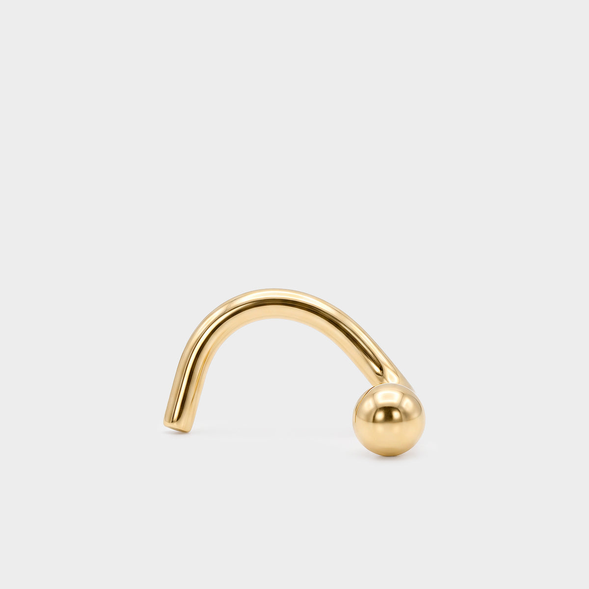 Piercing Oro 18K nostril bola