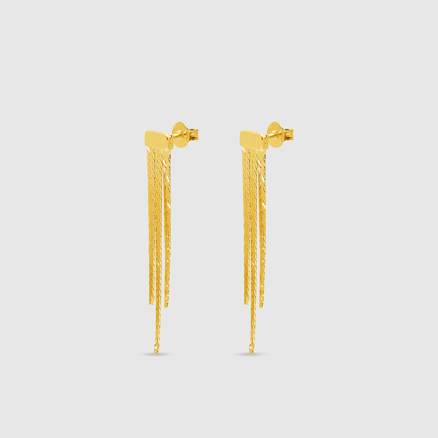 Pendientes Curt Plata 925 Baño Oro