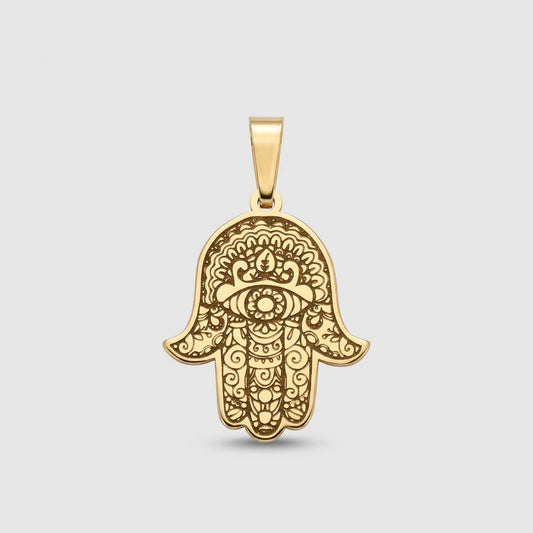Colgante Mano de Fátima Oro 18K