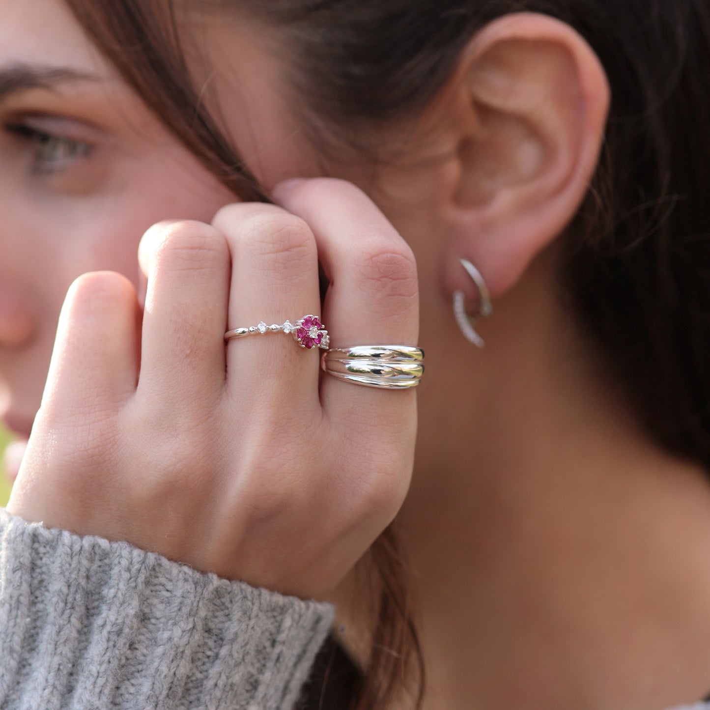 Anillo Trinity Plata 925