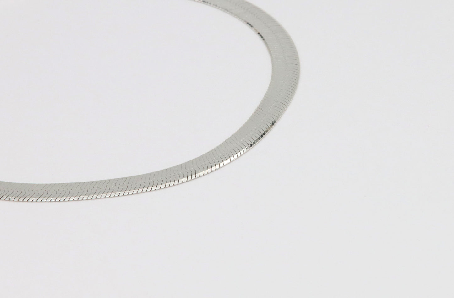 Flat 925 Silver Bracelet